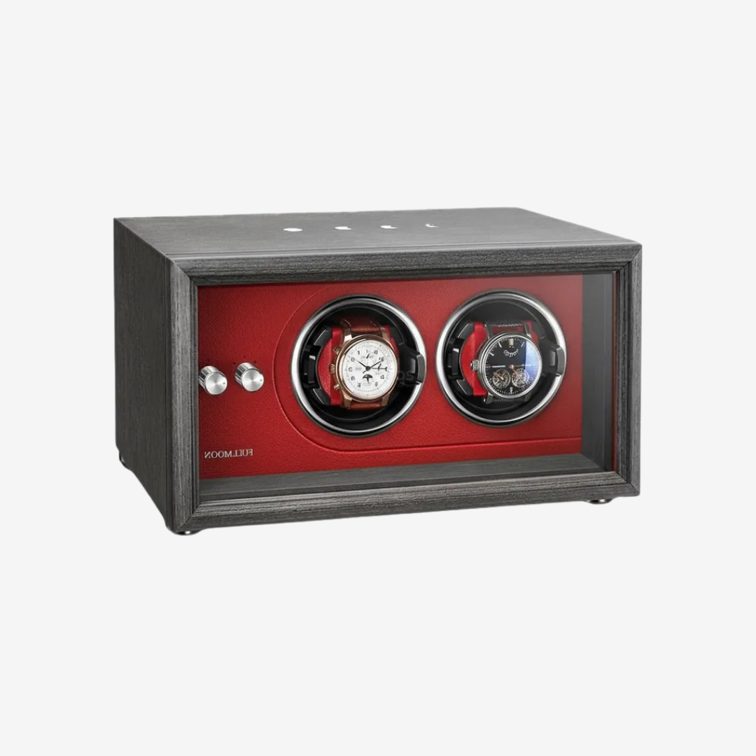 Watch Winder – Red Wood 2 Slots - Watch Winder
