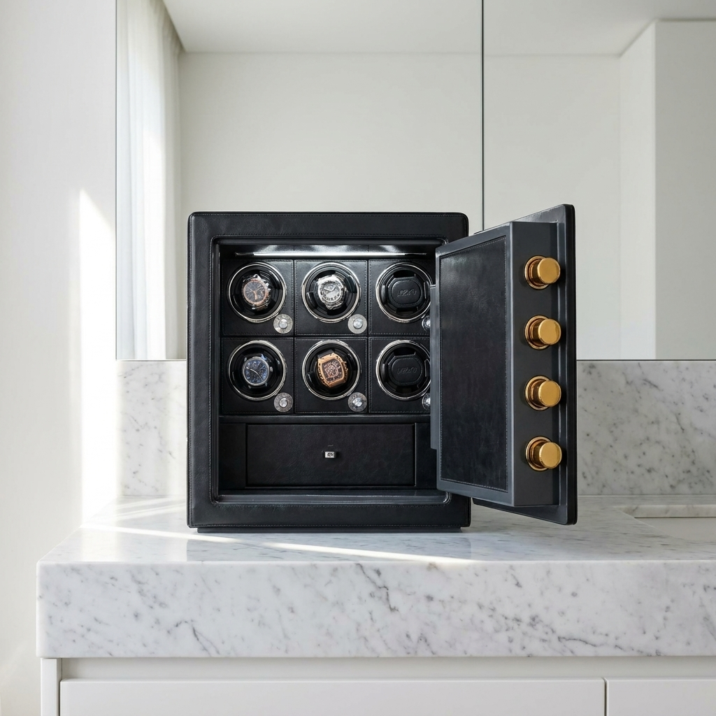Watch Winder Safe – Atlas Vault 6 - Watch Winder