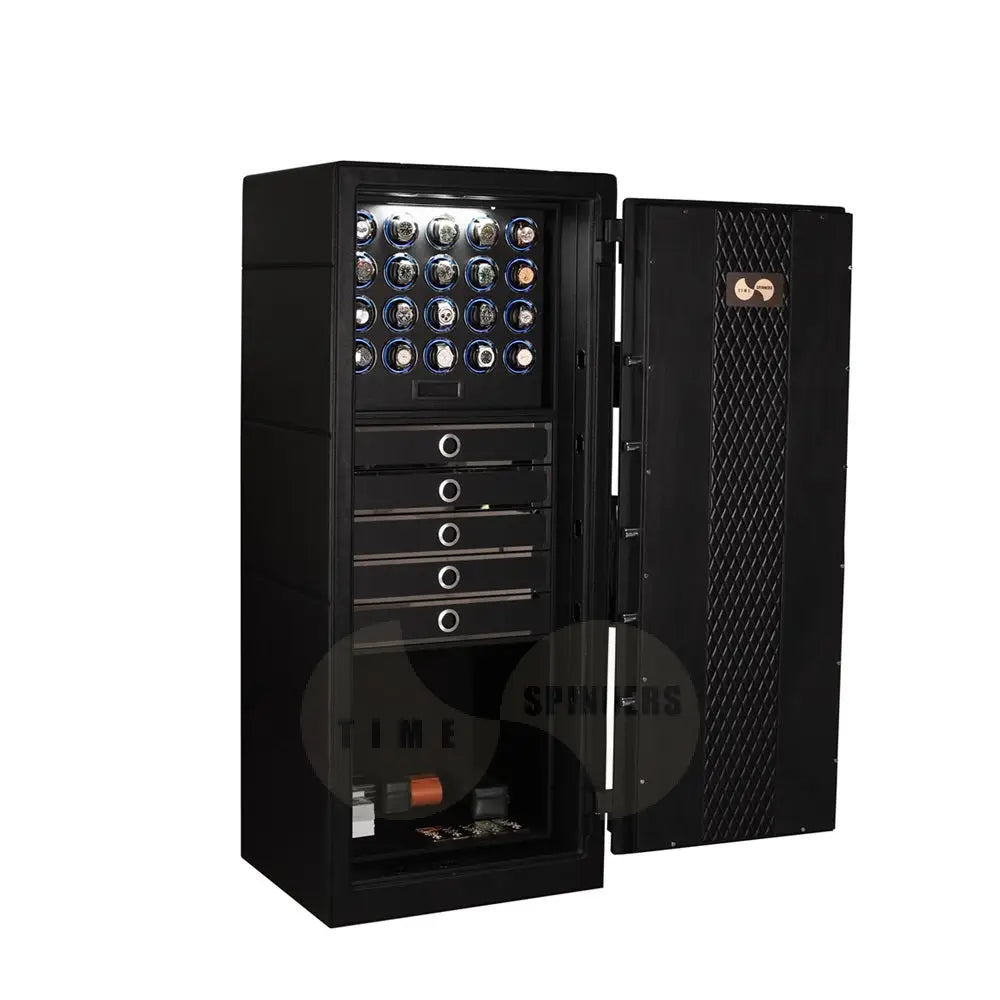 Watch Winder Safe – Titan Leather Vault