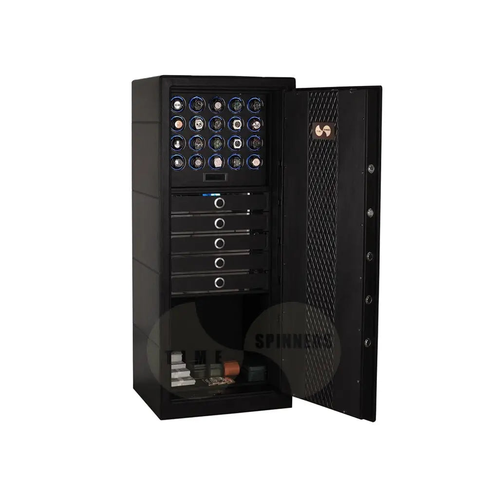 Watch Winder Safe – Titan Leather Vault