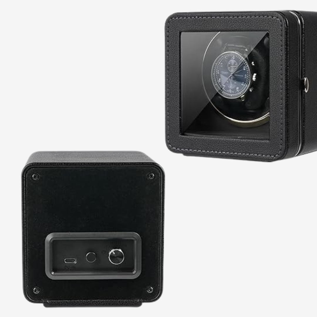 Watch Winder – Simple Black Pattern - Watch Winder