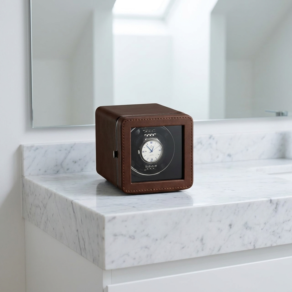 Watch Winder – Simple Brown - Watch Winder