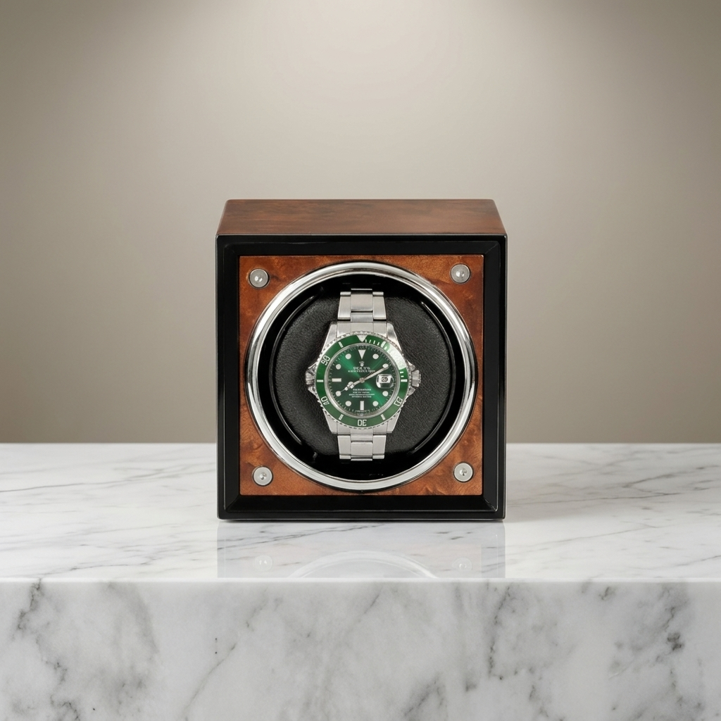 Watch Winder – Teak Classic - Watch Winder