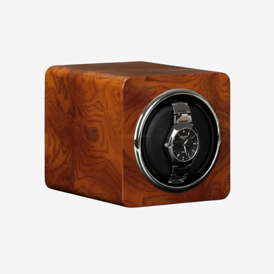 Watch Winder – Teakwood Single Slot - Watch Winder
