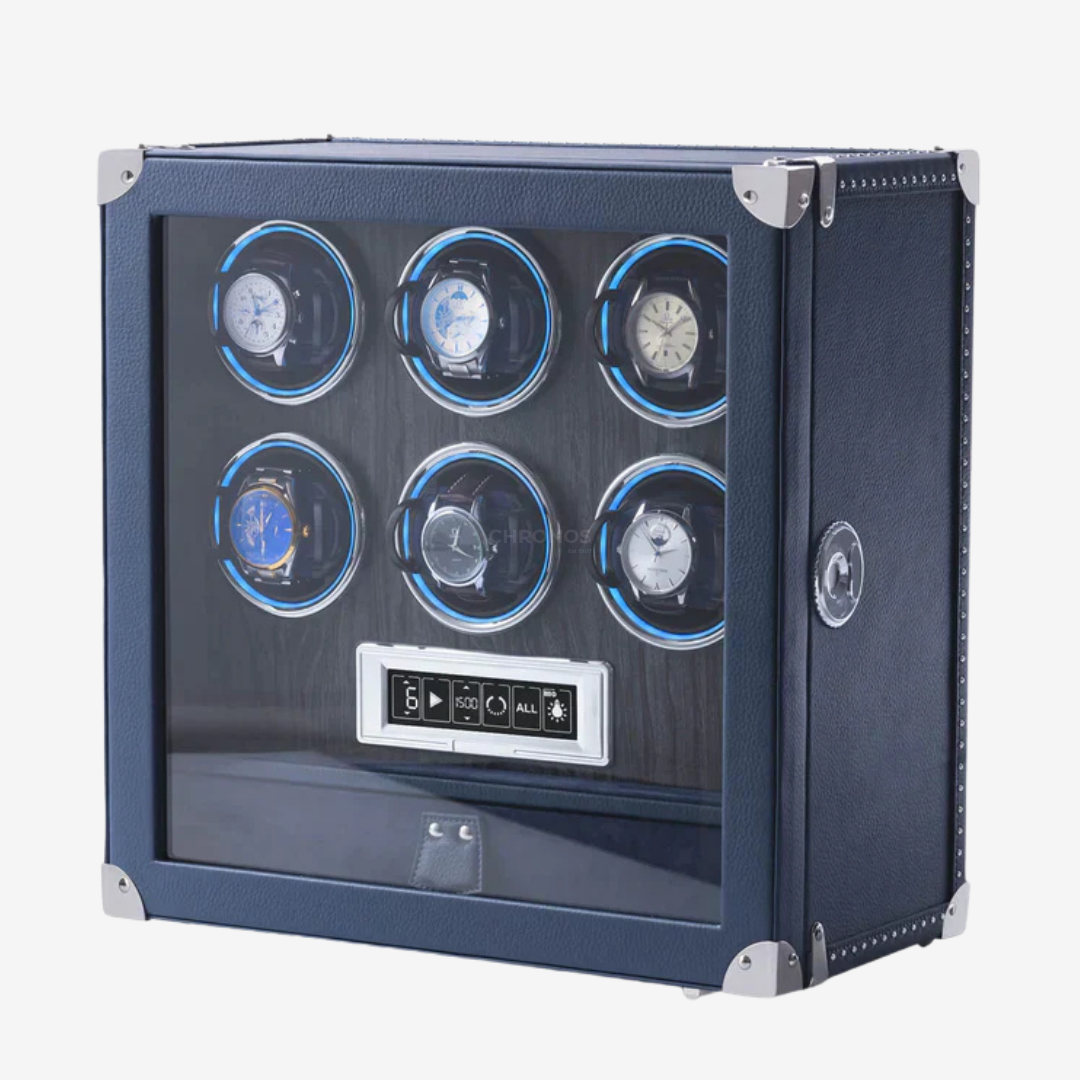 Watch Winder – Time Keeper - Blue - Watch Winder