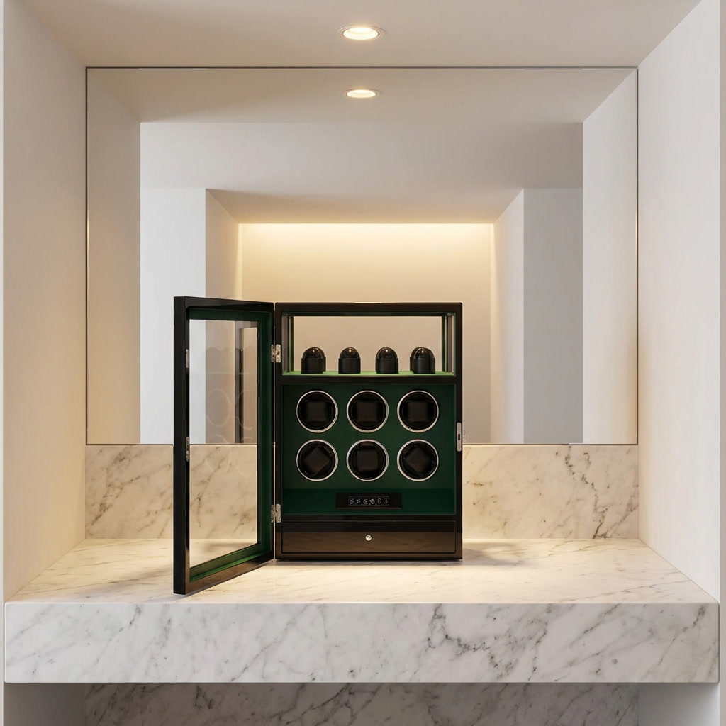 Watch Winder – Verdant Sovereign 6 Slots - Watch Winder