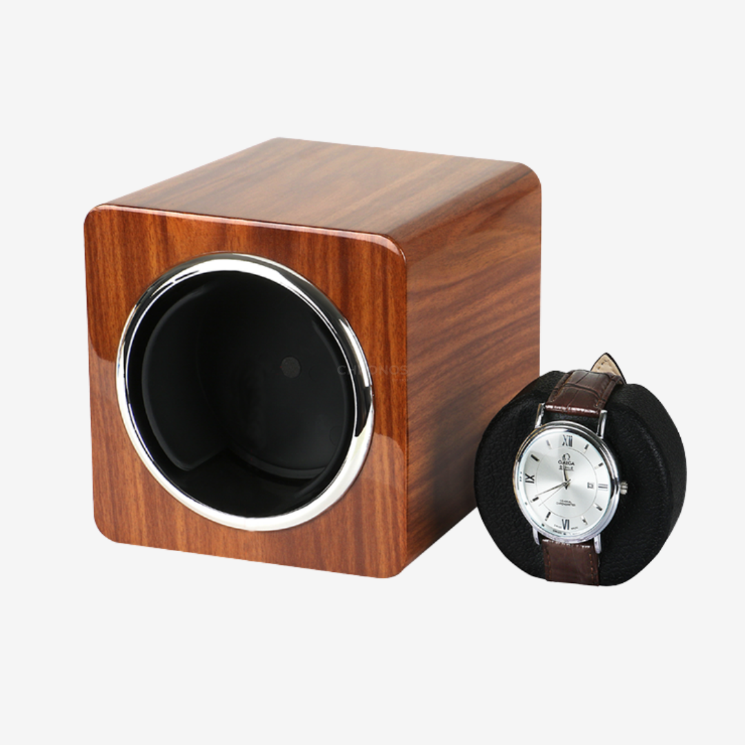 Watch Winder – Woodgrain Single Slot - Watch Winder