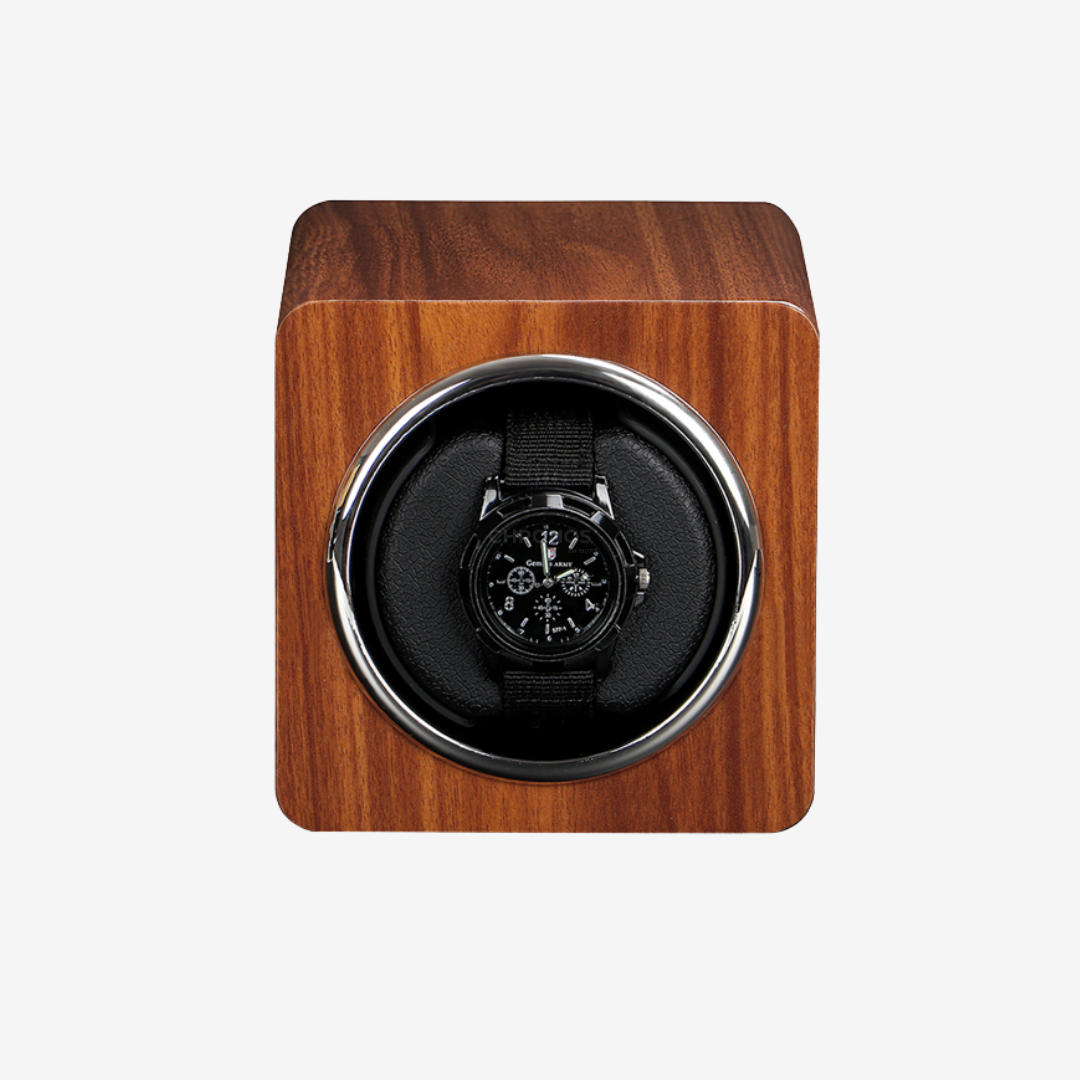 Watch Winder – Woodgrain Single Slot - Watch Winder