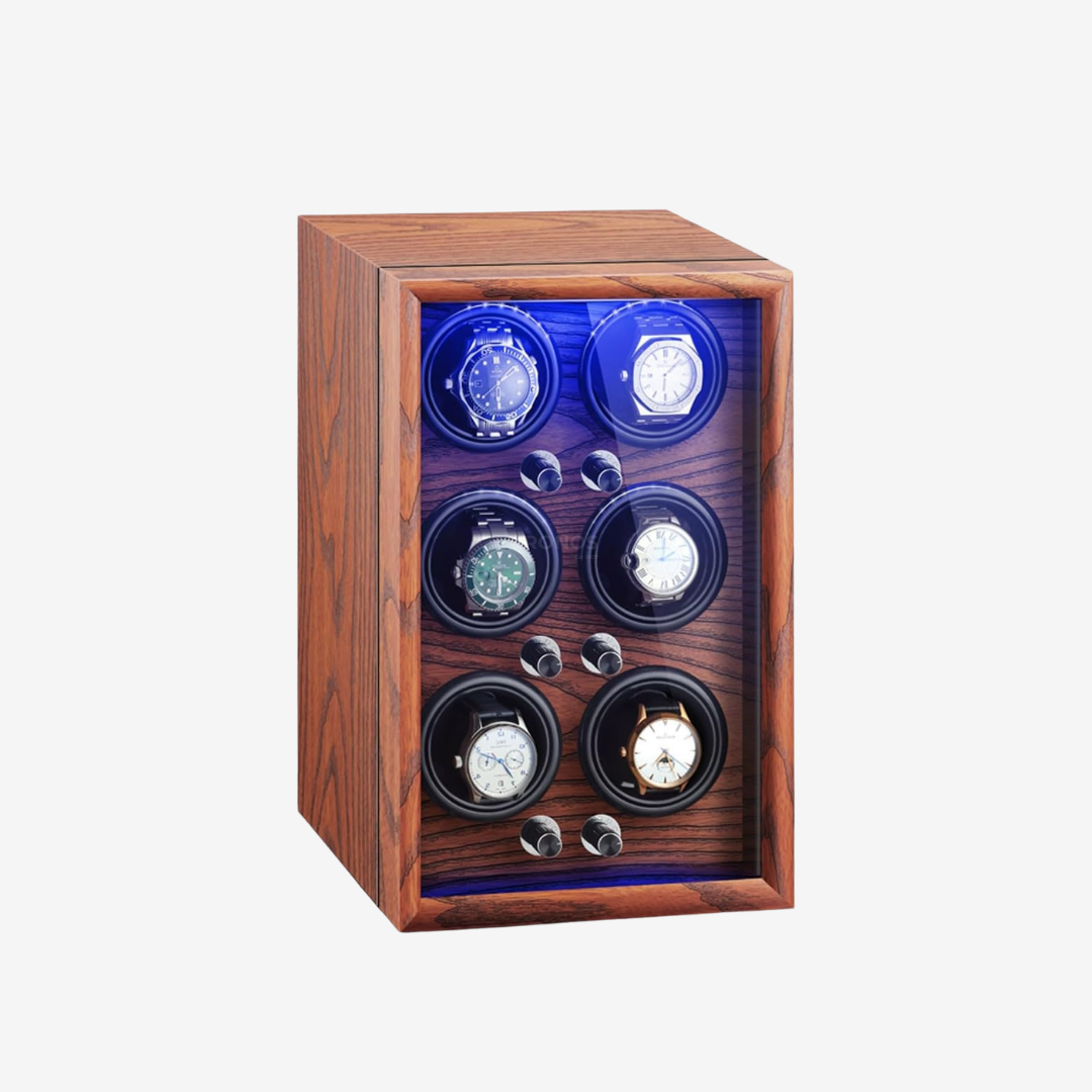 Watch Winder – Woodland 6 Slots - Watch Winder